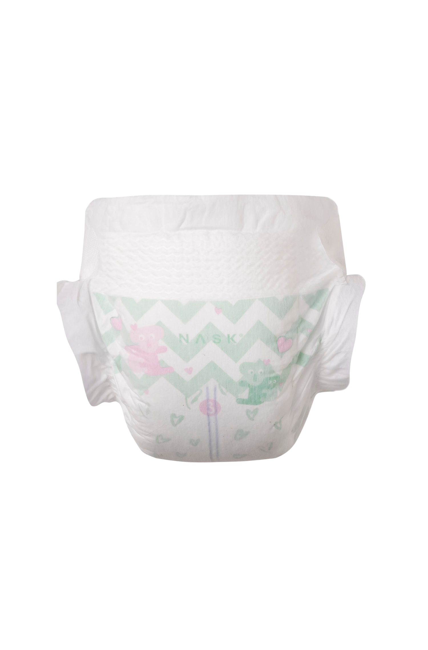 Nask Baby diaper single pcs S size front view