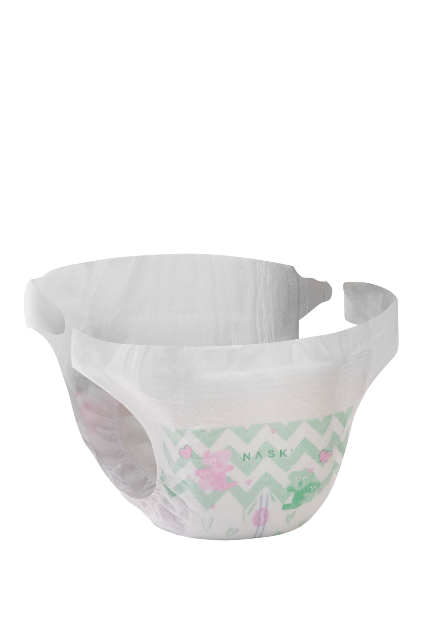 Nask Baby diaper single pcs S size side view