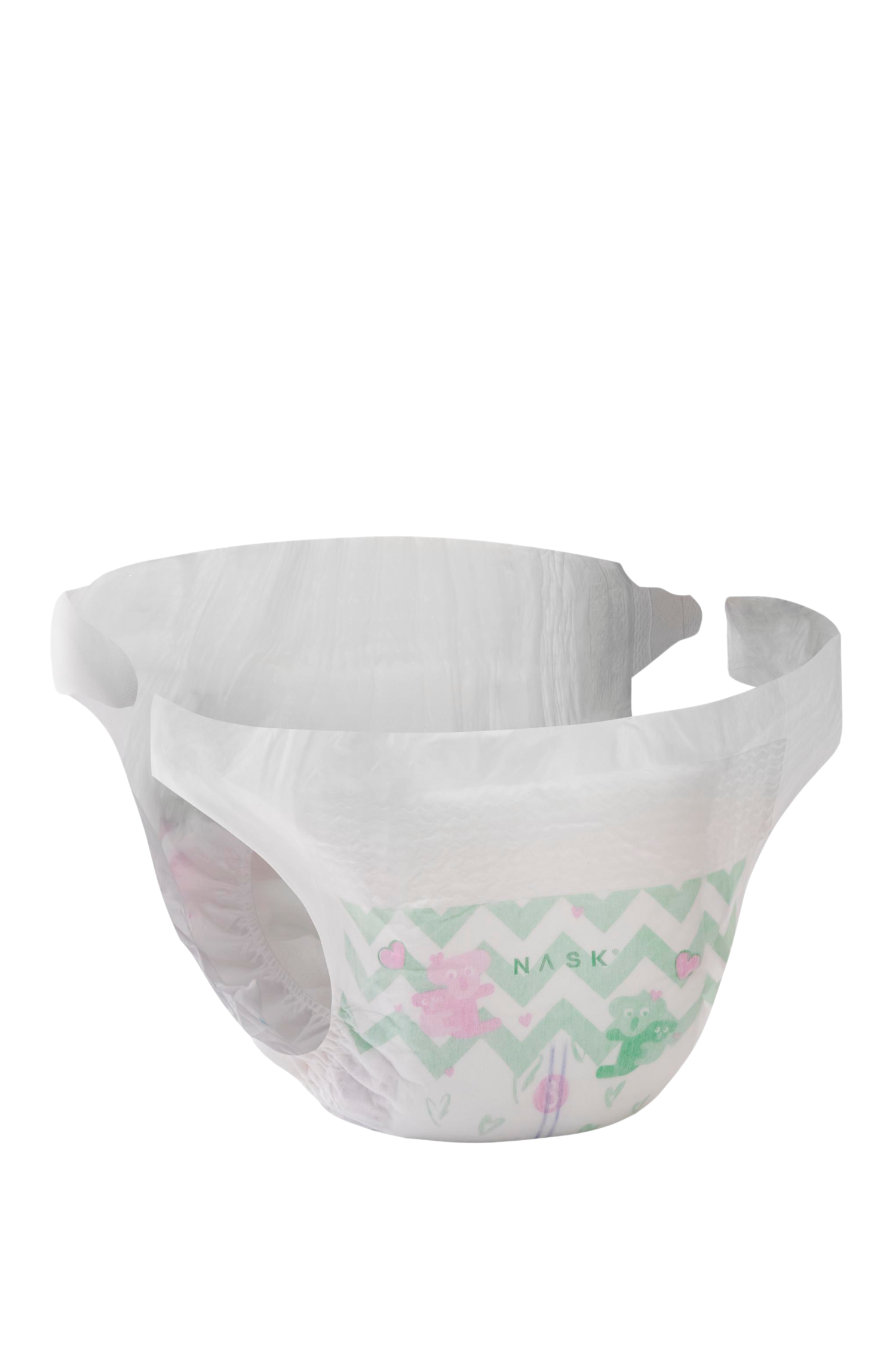 Nask Baby diaper single pcs S size side view